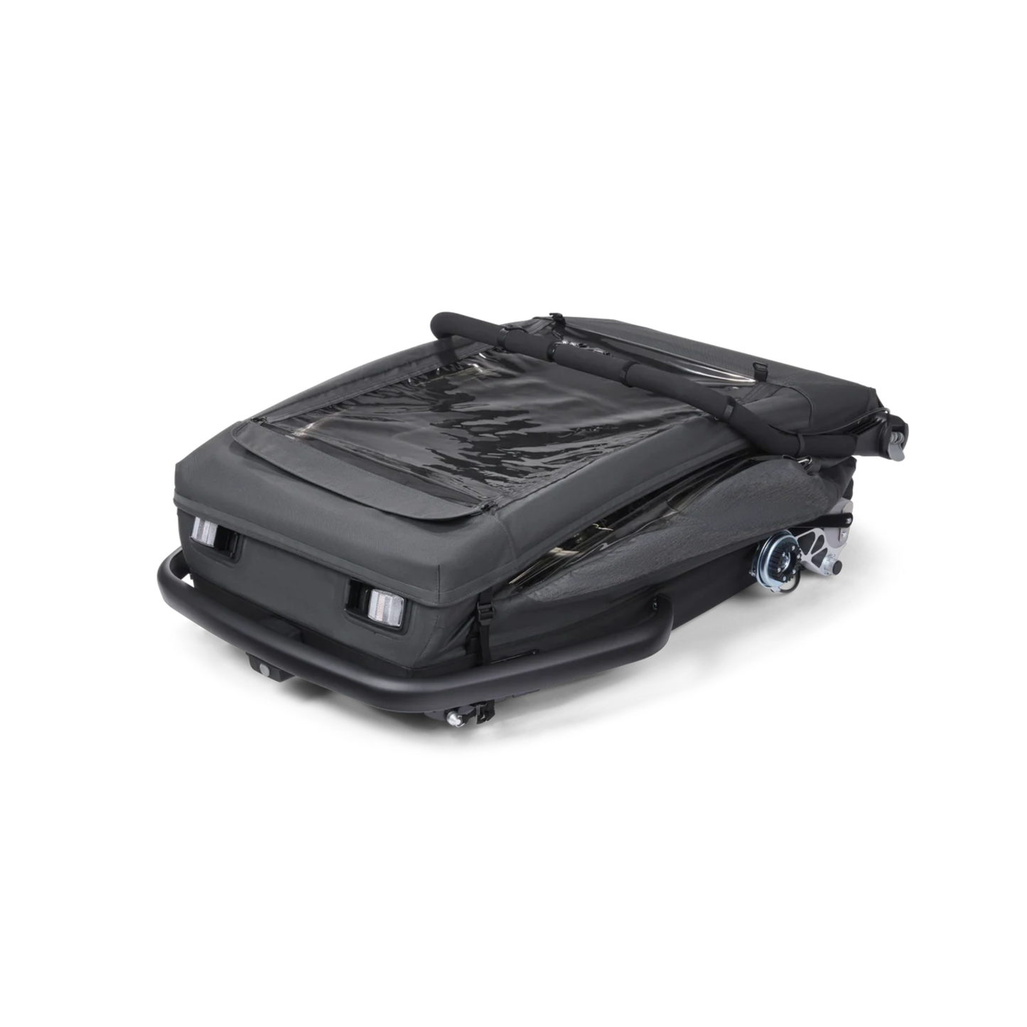 Croozer Yuuna Kid - modularer Fahrradanhänger & Buggy 2 in 1 | Moonlight Black | AirPad Federung