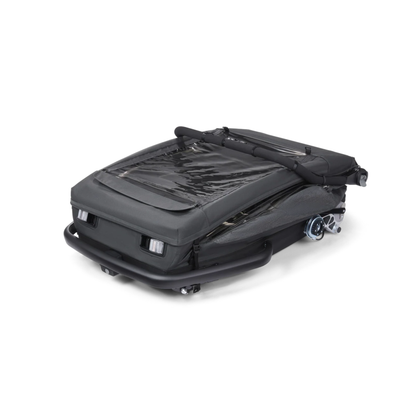Croozer Yuuna Kid - modularer Fahrradanhänger & Buggy 2 in 1 | Moonlight Black | AirPad Federung