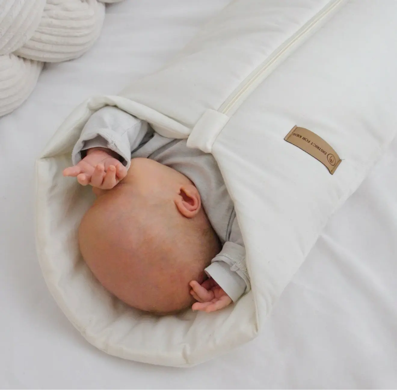 Pucksack Bio-Baumwolle - Mitwachsender Ganzjahres-Babyschlafsack (2.5 TOG)