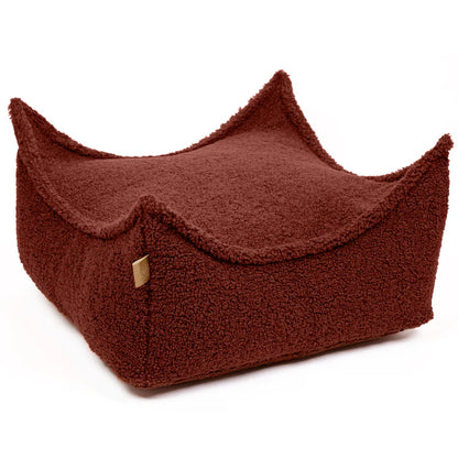 MeowBaby Sitzpouf für Kinder Quadratisch, Bearly