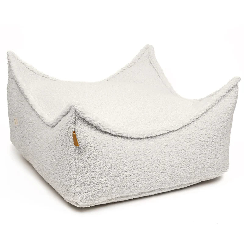 MeowBaby Sitzpouf für Kinder Quadratisch, Bearly