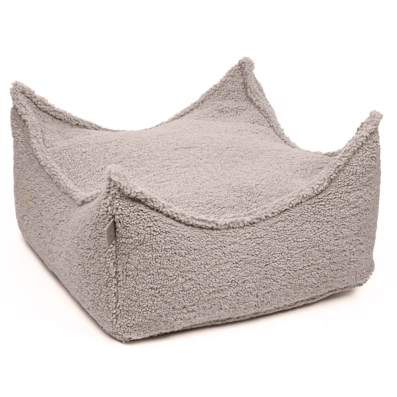 MeowBaby Sitzpouf für Kinder Quadratisch, Bearly