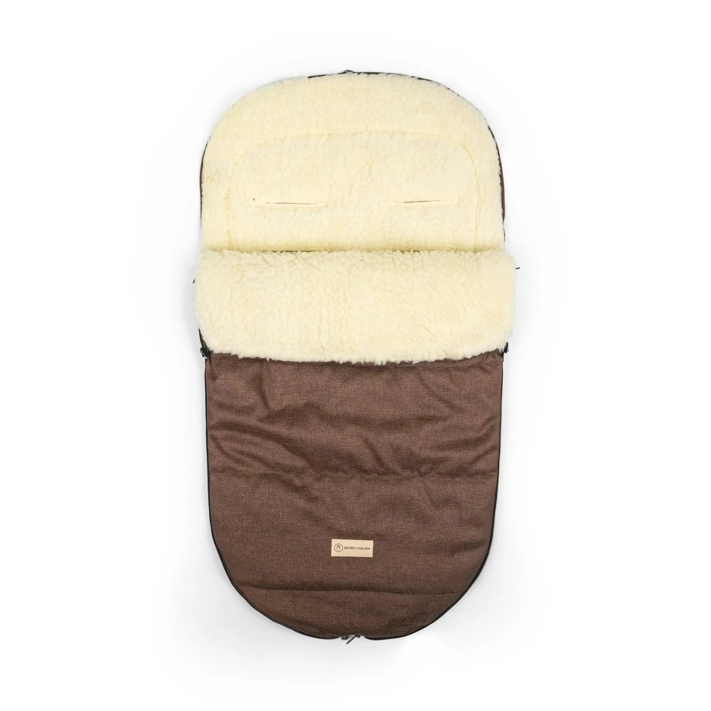 Winterfußsack Merino - Wasserdichter Baby-Fußsack mit Schafwollfutter für Kinderwagen & Schlitten