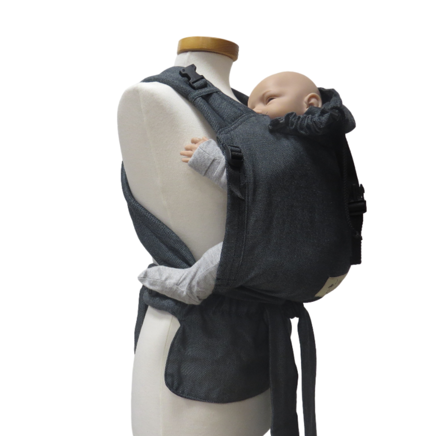 Cuddina Babytrage zum Binden - Ergonomische Mei Tai Trage aus Baumwolle