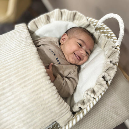 Babyschlafsack Dreamy Cord - 2.5 TOG Ganzjahres-Schlafsack mit Rüschenkrone