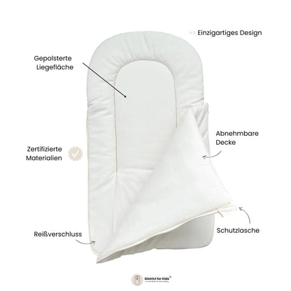 Babyschlafsack Sleepy Cord - 2.5 TOG Ganzjahres-Schlafsack im Steckkissen-Design