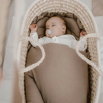 Babyschlafsack Dreamy Musselin - 2.5 TOG Ganzjahres-Schlafsack mit Rüschenkrone