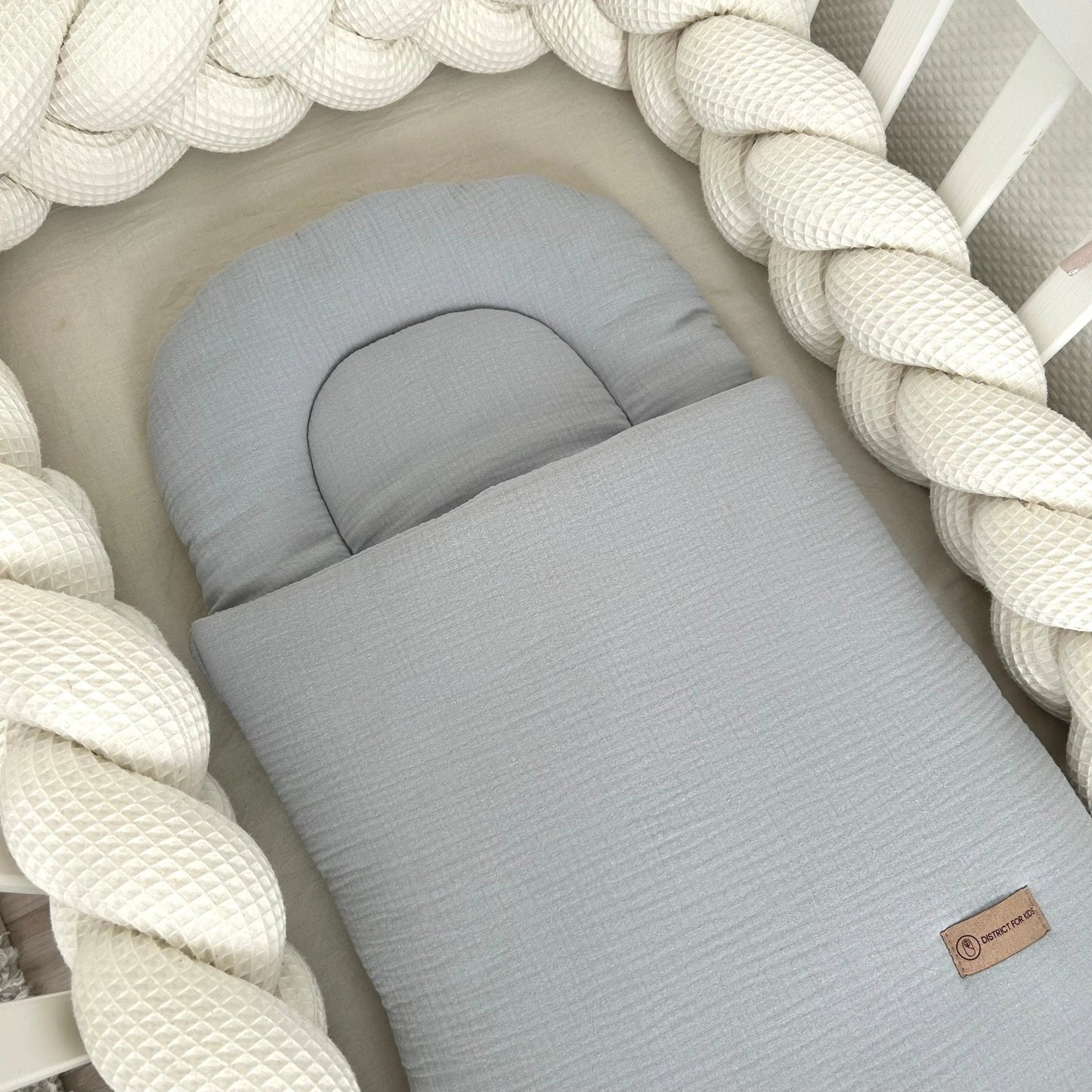 Babyschlafsack Sleepy Musselin - 2.5 TOG Ganzjahres-Schlafsack ab Geburt