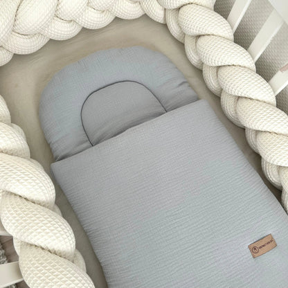 Babyschlafsack Sleepy Musselin - 2.5 TOG Ganzjahres-Schlafsack ab Geburt
