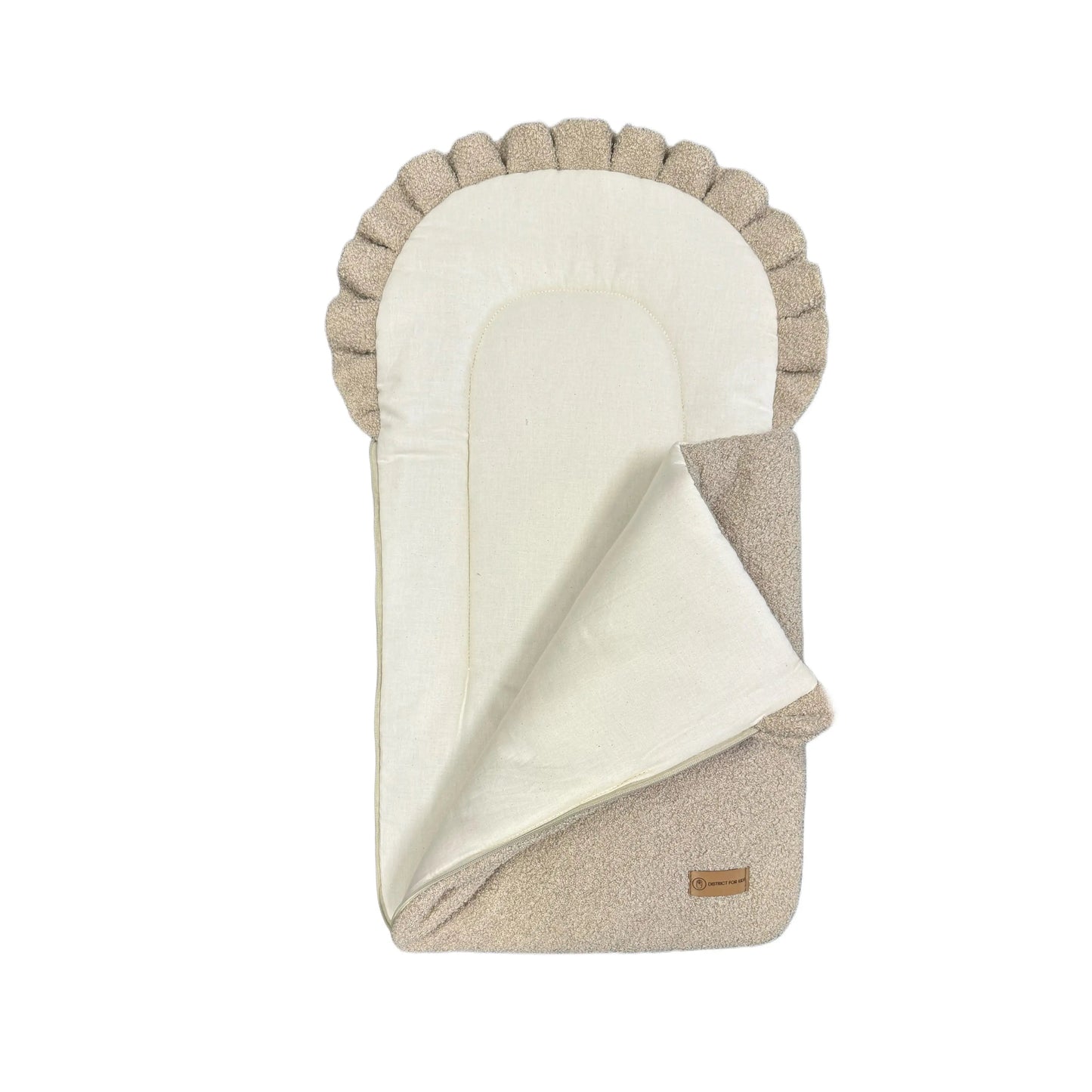 Babyschlafsack Dreamy Bouclé - 2.5 TOG Ganzjahres-Schlafsack mit Rüschenkrone