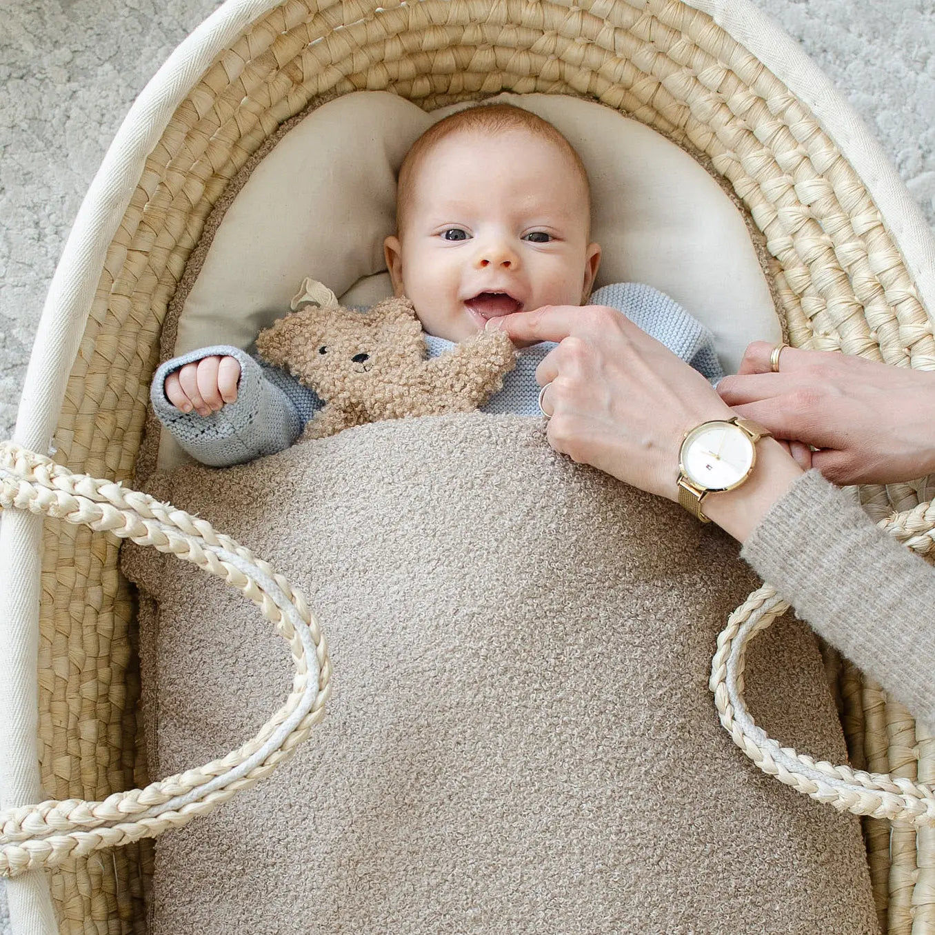 Babyschlafsack Sleepy Bouclé - 2.5 TOG Ganzjahres-Schlafsack ab Geburt