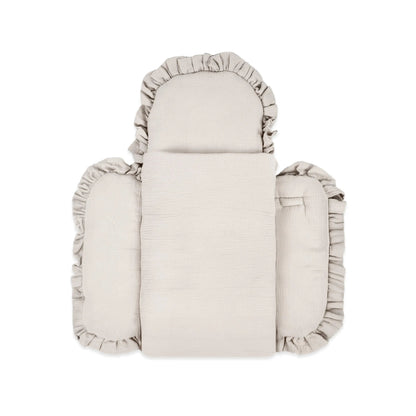 Schlafsack Cuddly Musselin - 2.5 TOG Ganzjahres-Schlafsack mit Puckeffekt und Rüschen