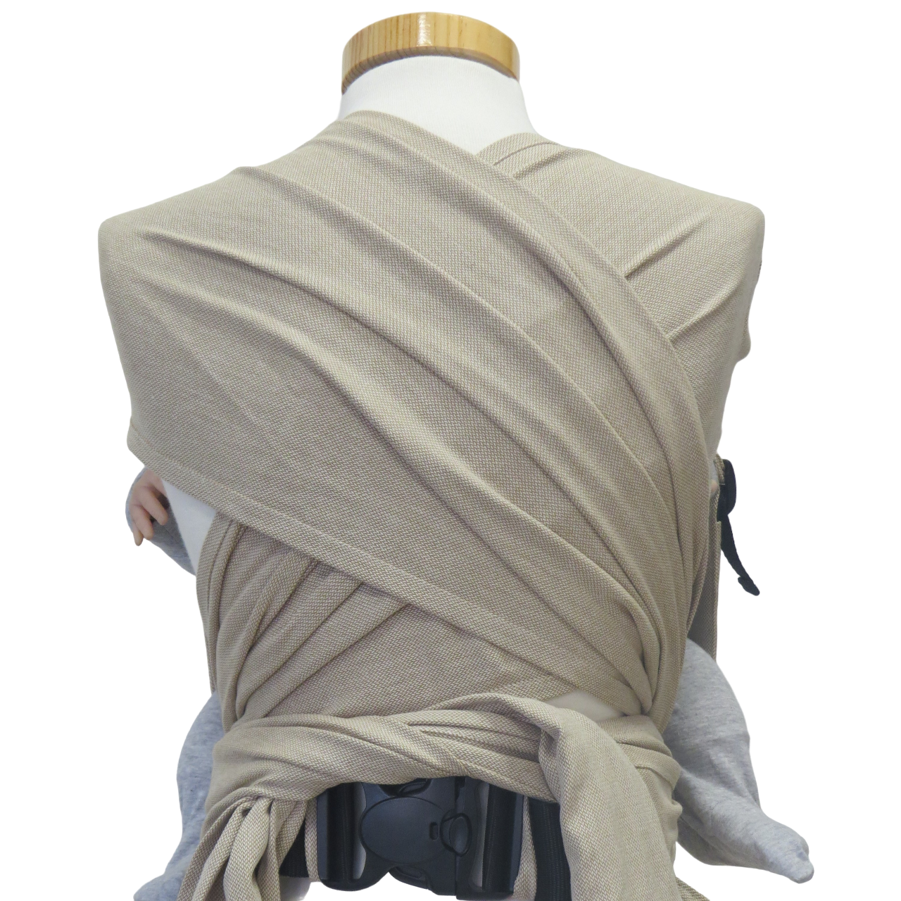Bondima Babytrage ab Geburt - Ergonomische Half-Buckle mit Tuchträgern