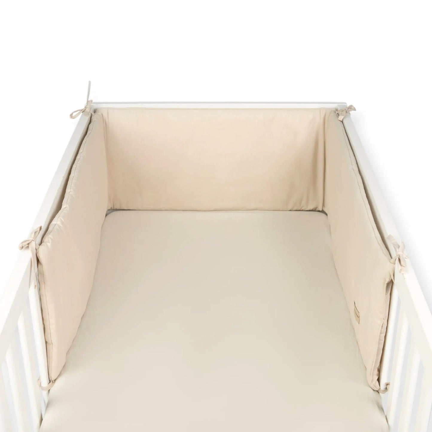Bettumrandung Baumwolle - Klassischer Nestchen-Schutz für Babybett & Beistellbett