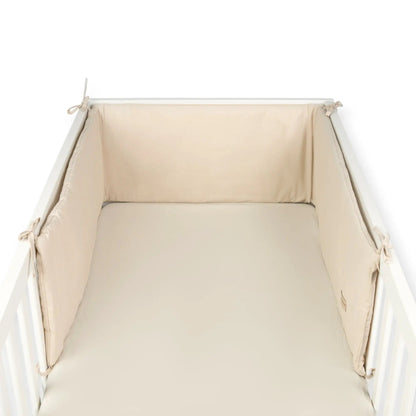 Bettumrandung Baumwolle - Klassischer Nestchen-Schutz für Babybett & Beistellbett
