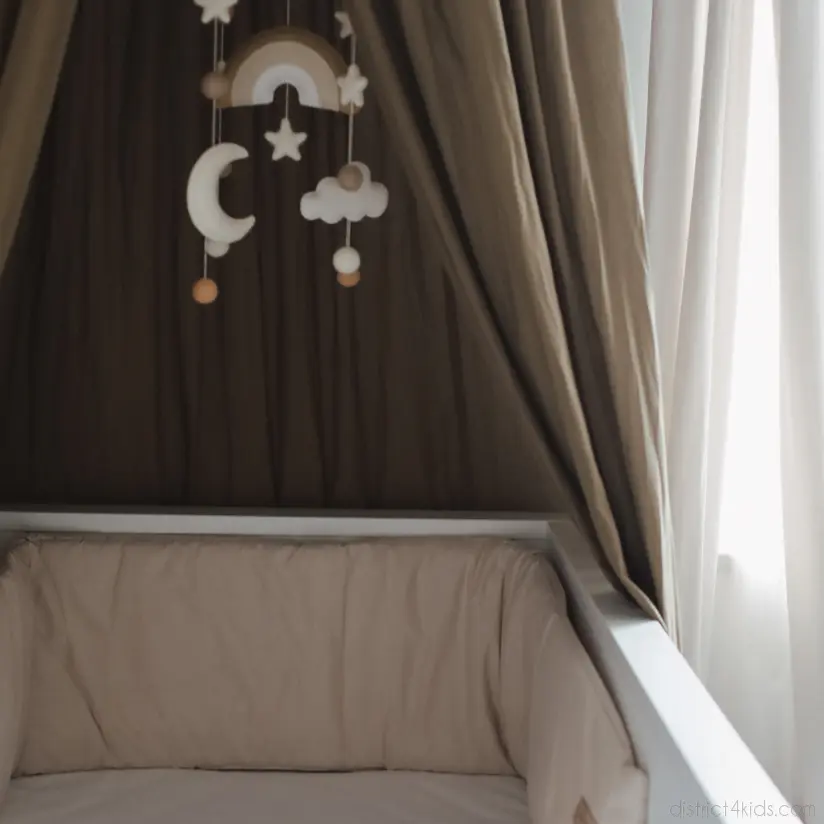 Bettumrandung Baumwolle - Klassischer Nestchen-Schutz für Babybett & Beistellbett