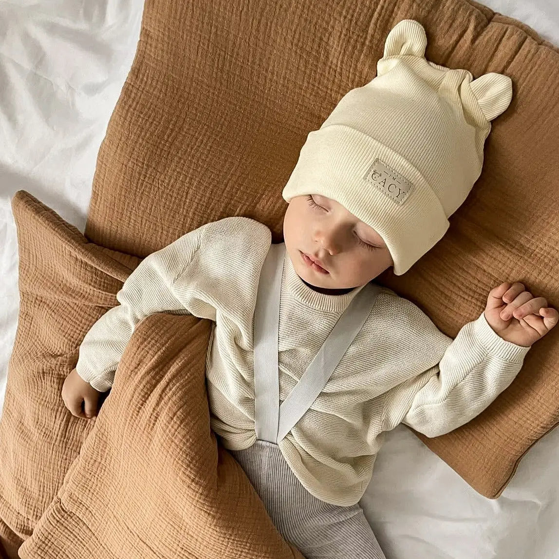 Kinderbettwäsche Musselin einfarbig - 2.5 TOG Bettwäsche-Set mit Kissen & Decke