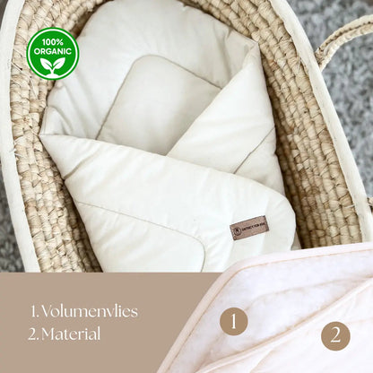 Babyhörnchen Bio-Baumwolle - 2.5 TOG Einschlagdecke & Krabbeldecke aus Naturbaumwolle