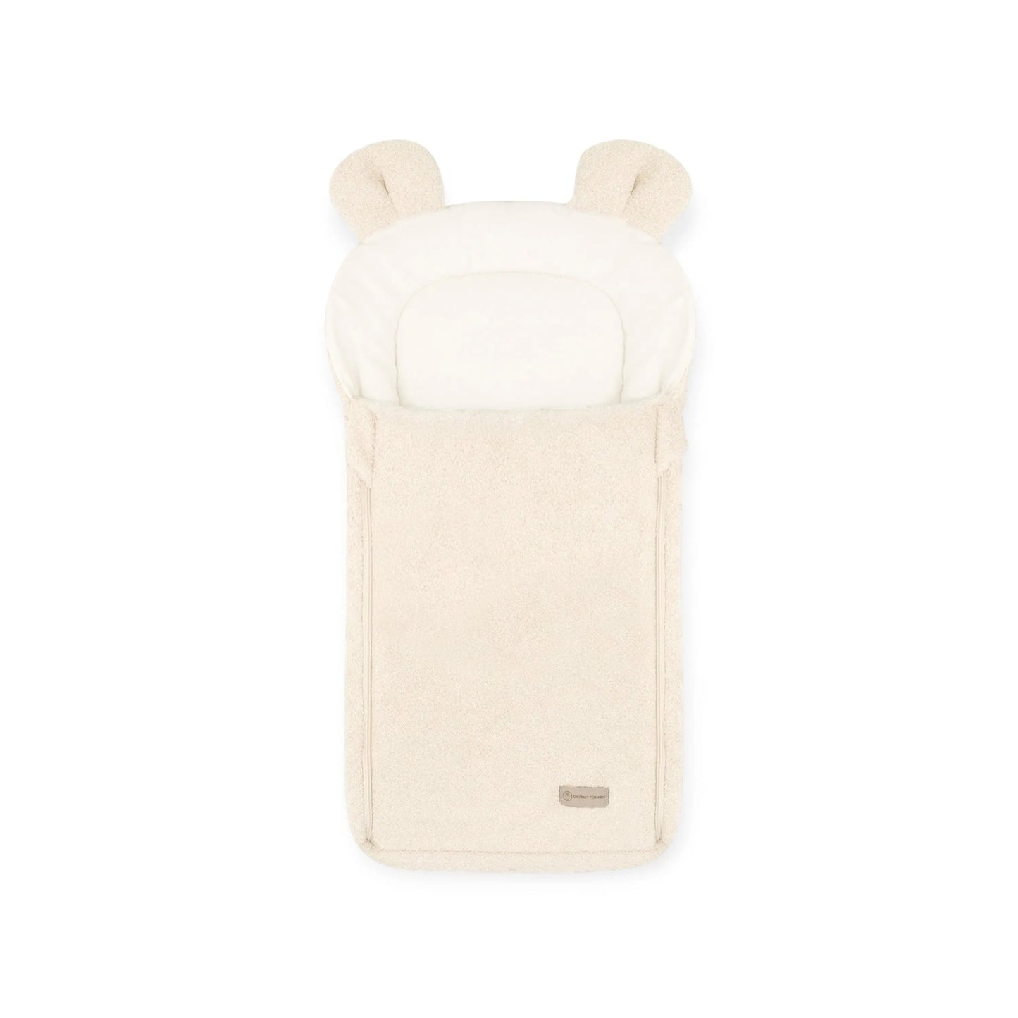 Babyschlafsack Teddyohren Bouclé - 2.5 TOG Ganzjahres-Schlafsack aus Bio-Baumwolle