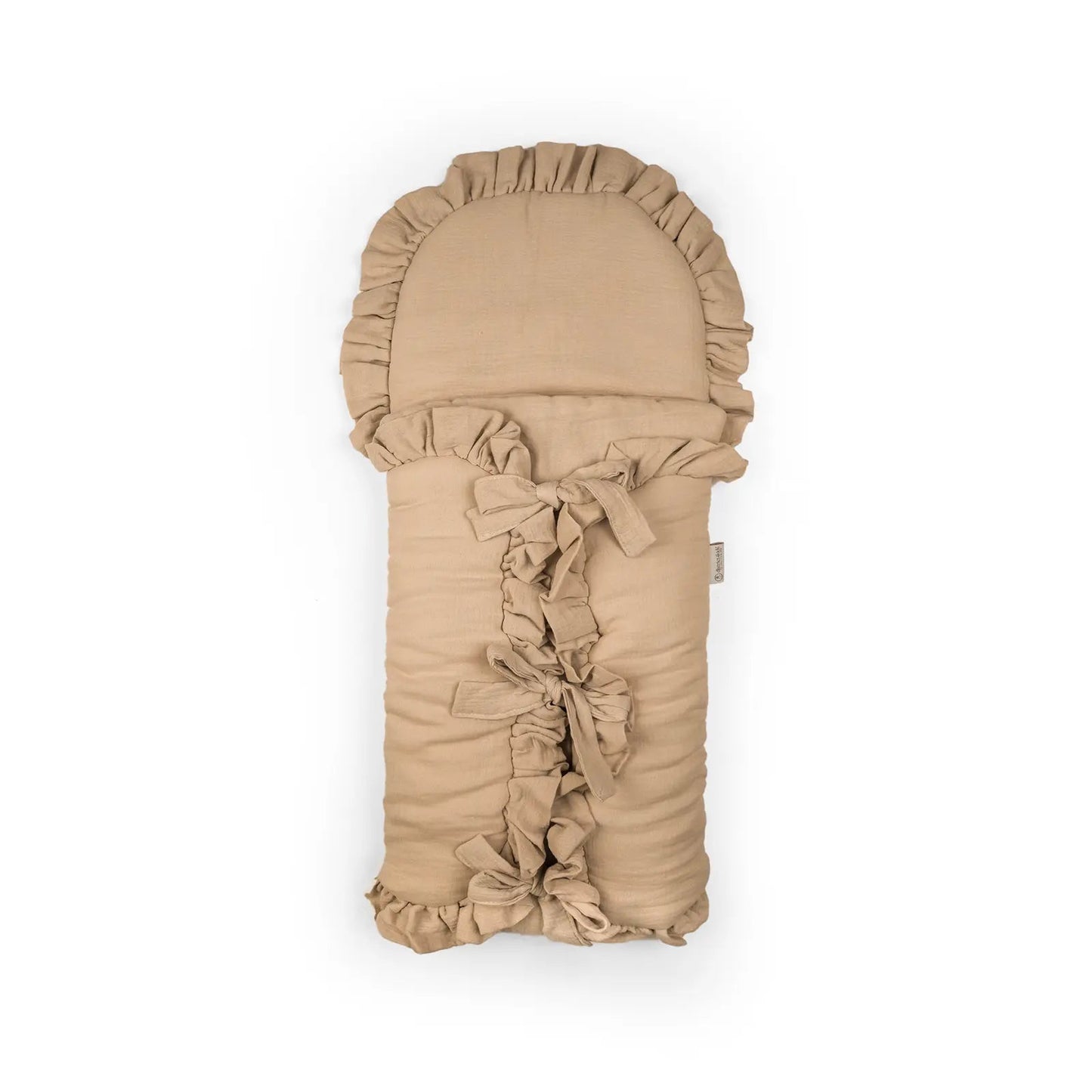 Schlafsack Cuddly Musselin - 2.5 TOG Ganzjahres-Schlafsack mit Puckeffekt und Rüschen