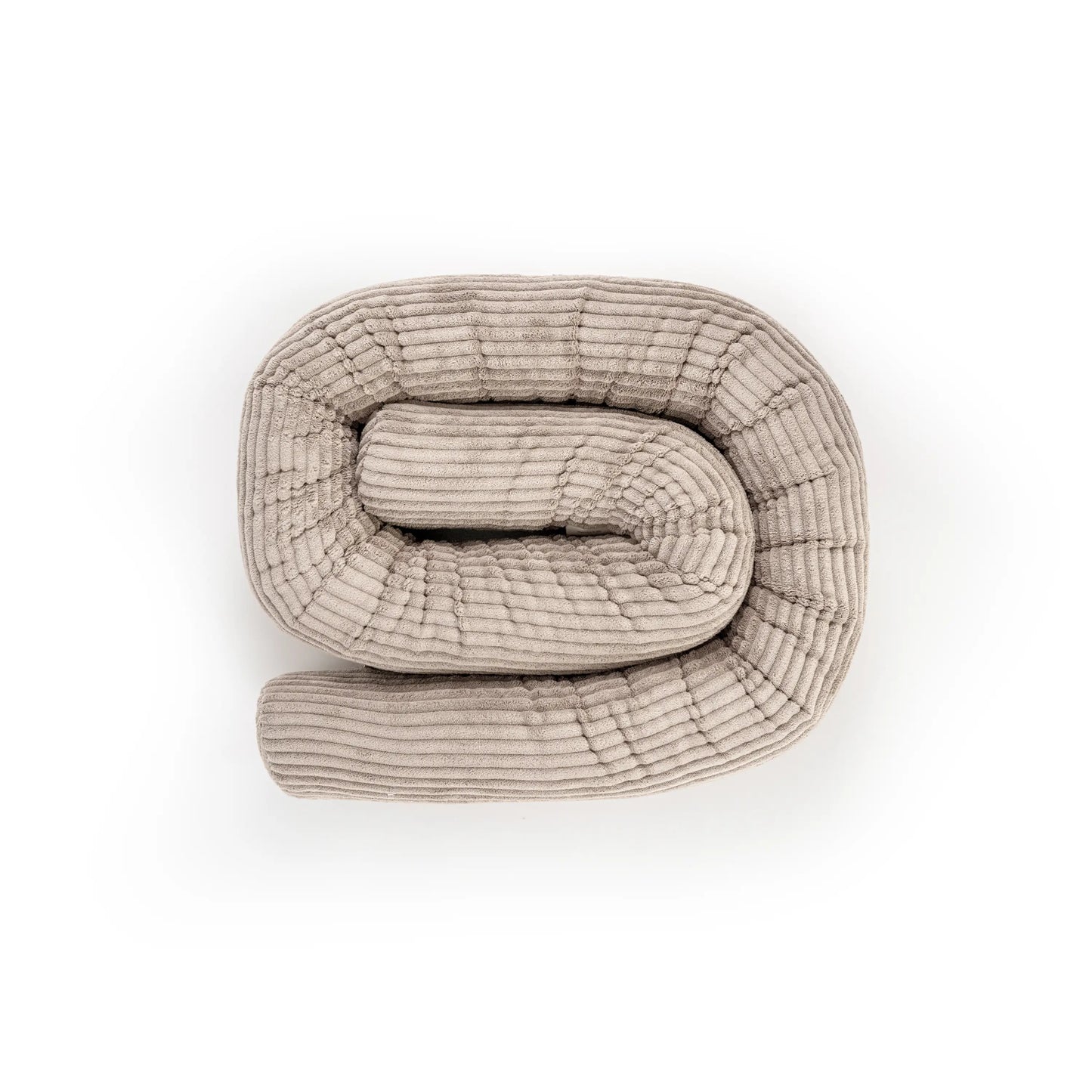 Bettschlange einsträngig Cord - Weicher 3-in-1 Bettzopf fürs Babybett