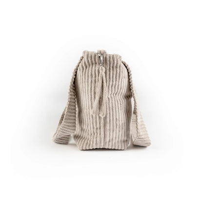 Wickeltasche Cord - Geräumige Kinderwagentasche aus weichem Cord-Polyester