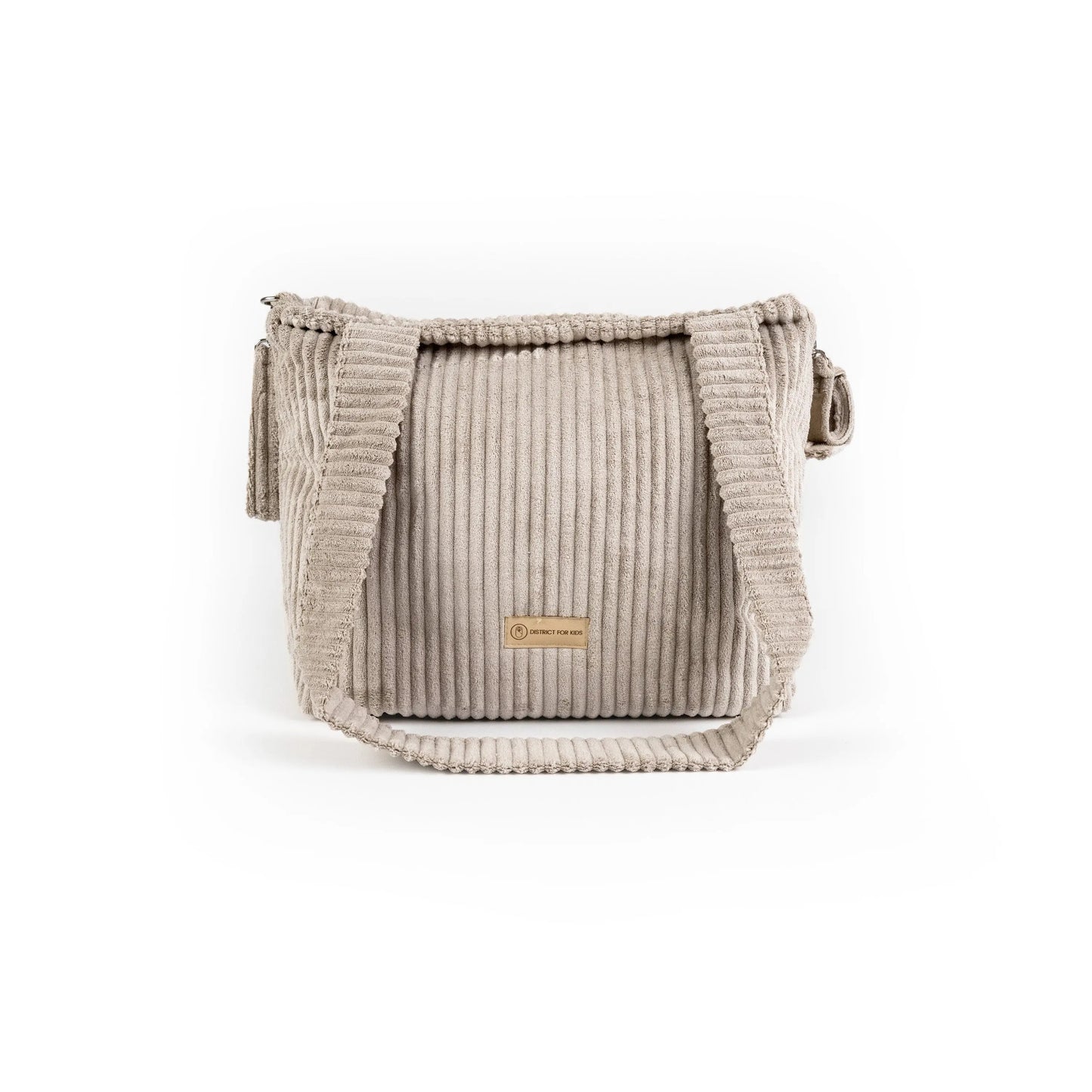 Wickeltasche Cord - Geräumige Kinderwagentasche aus weichem Cord-Polyester