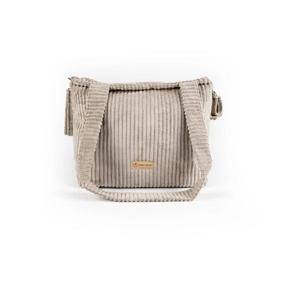 Wickeltasche Cord - Geräumige Kinderwagentasche aus weichem Cord-Polyester