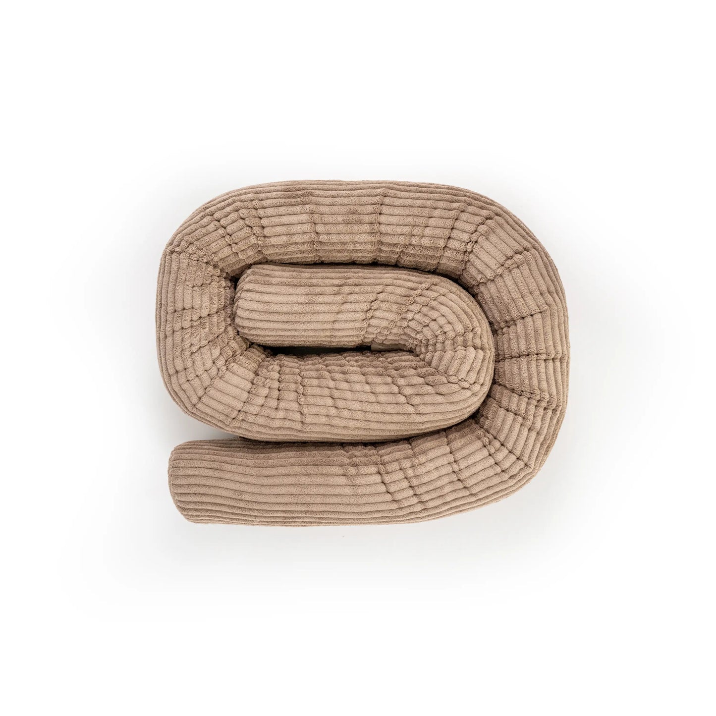 Bettschlange einsträngig Cord - Weicher 3-in-1 Bettzopf fürs Babybett