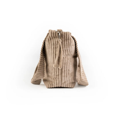 Wickeltasche Cord - Geräumige Kinderwagentasche aus weichem Cord-Polyester