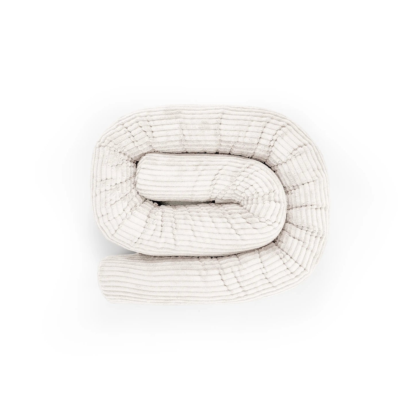 Bettschlange einsträngig Cord - Weicher 3-in-1 Bettzopf fürs Babybett