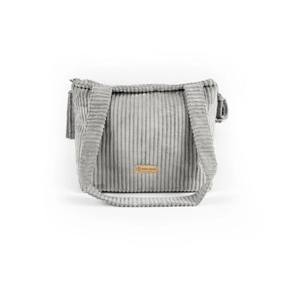 Wickeltasche Cord - Geräumige Kinderwagentasche aus weichem Cord-Polyester