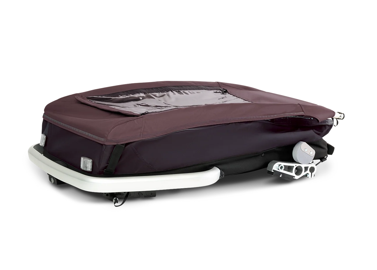 Croozer Kid Vaaya 2 Fahrradanhänger - Premium Zweisitzer Blossom Red