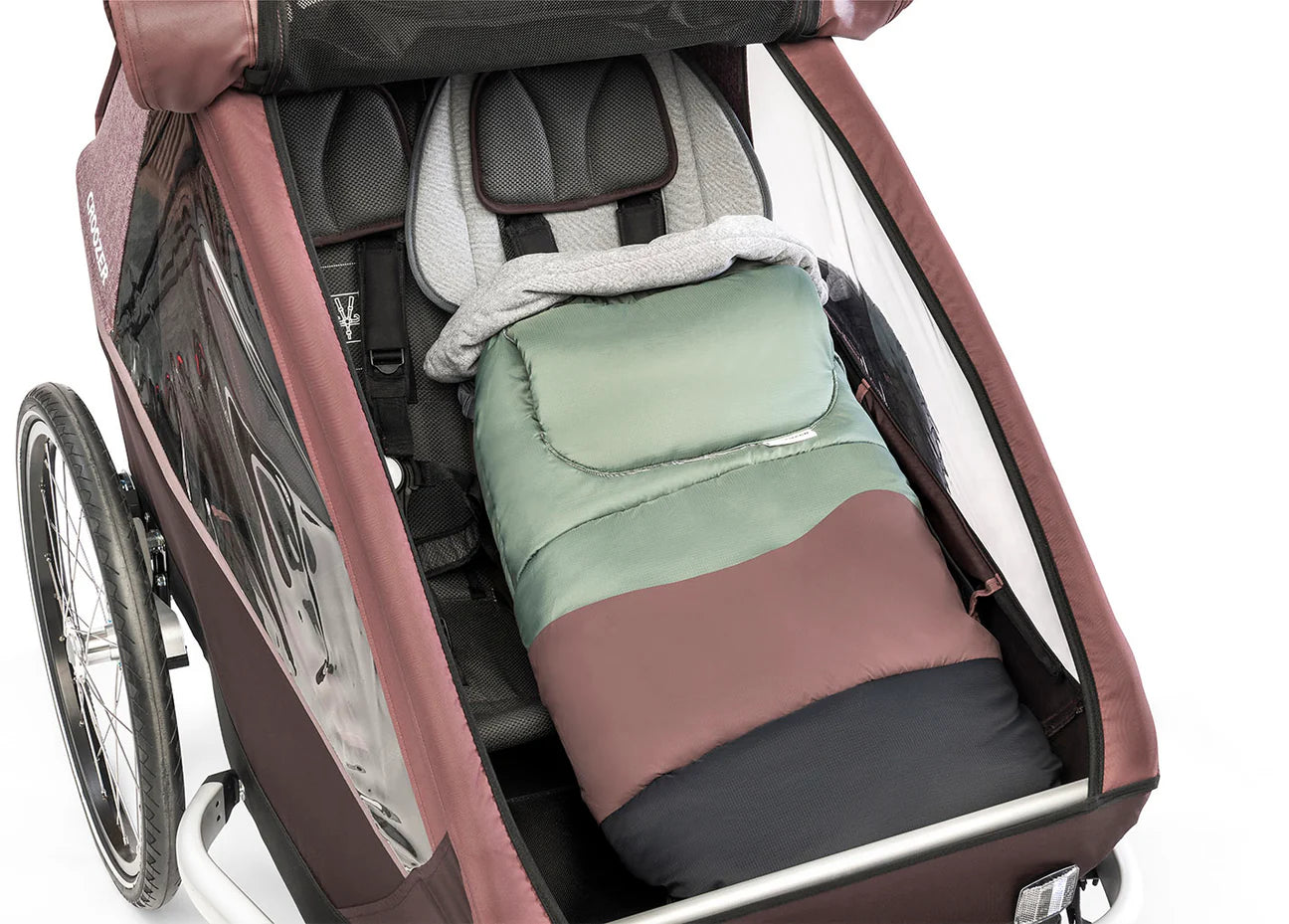 Croozer Fußsack für Fahrradanhänger – Winddicht & Warm (Keeke & Vaaya)