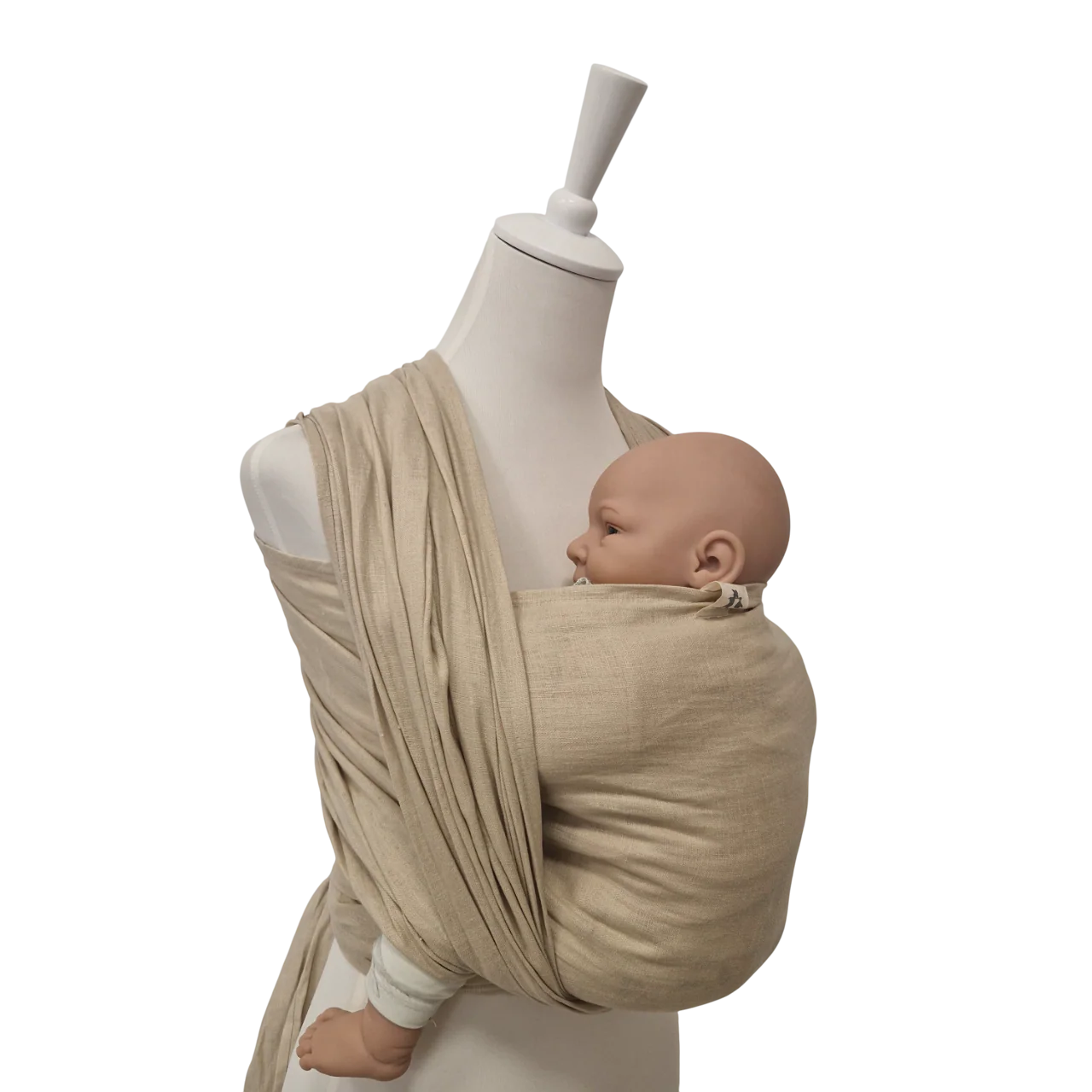 Hänschenklein Leinen-Tragetuch - Atmungsaktiv & Ergonomisch (3,5–20 kg)
