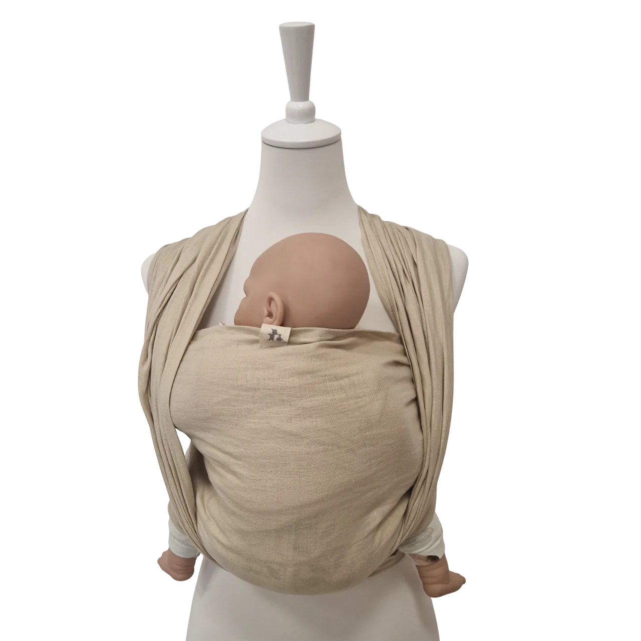 Hänschenklein Leinen-Tragetuch - Atmungsaktiv & Ergonomisch (3,5–20 kg)