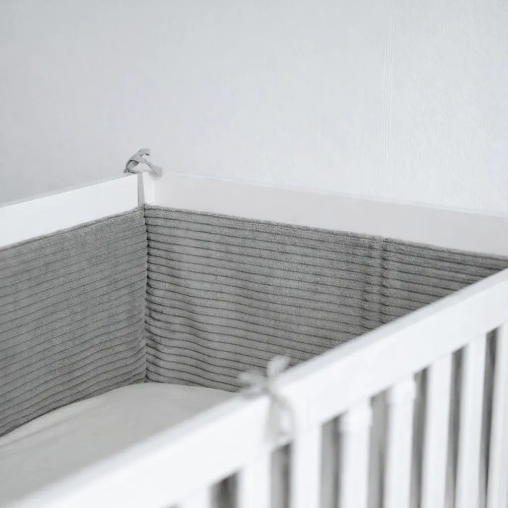 Bettumrandung Cord - Modernes Wendemodell für Beistellbett und Babybett
