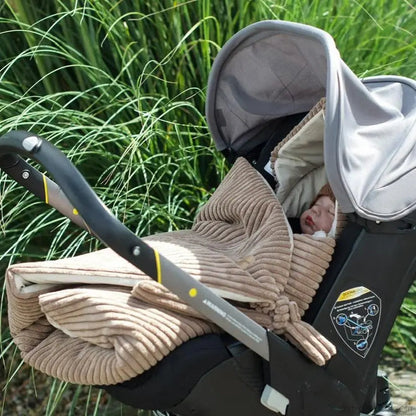 Einschlagdecke Cord - 2.5 TOG Ganzjahres-Einschlagdecke für Babyschale