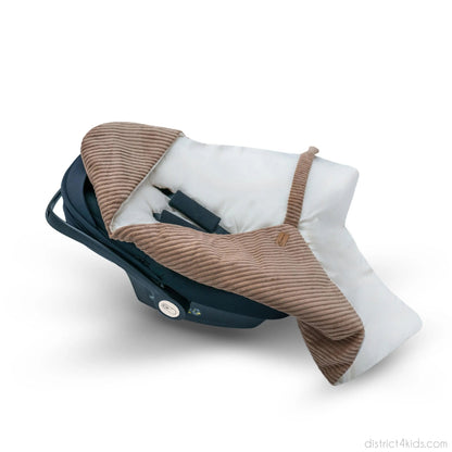 Einschlagdecke Cord - 2.5 TOG Ganzjahres-Einschlagdecke für Babyschale