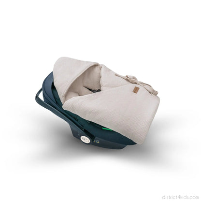Einschlagdecke Musselin Babyschale - 2.5 TOG Ganzjahres-Decke für Maxi-Cosi, Cybex & Co.