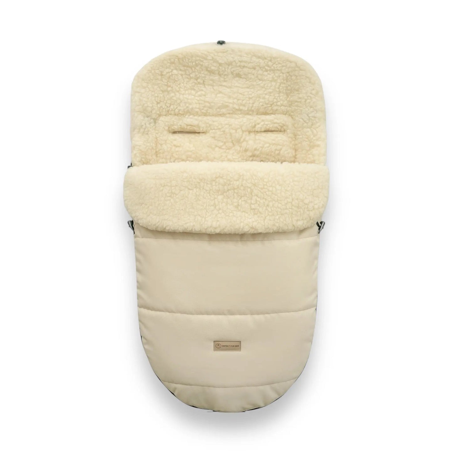 Winterfußsack Merino - Wasserdichter Baby-Fußsack mit Schafwollfutter für Kinderwagen & Schlitten