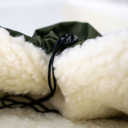 Winterfußsack Merino - Wasserdichter Baby-Fußsack mit Schafwollfutter für Kinderwagen & Schlitten