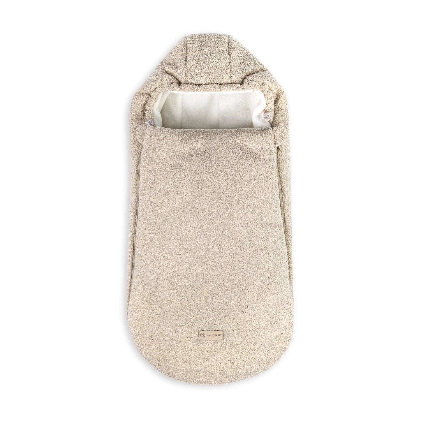 Winterfußsack Bouclé - Kuscheliger 3.5 TOG Fußsack aus recyceltem rPET