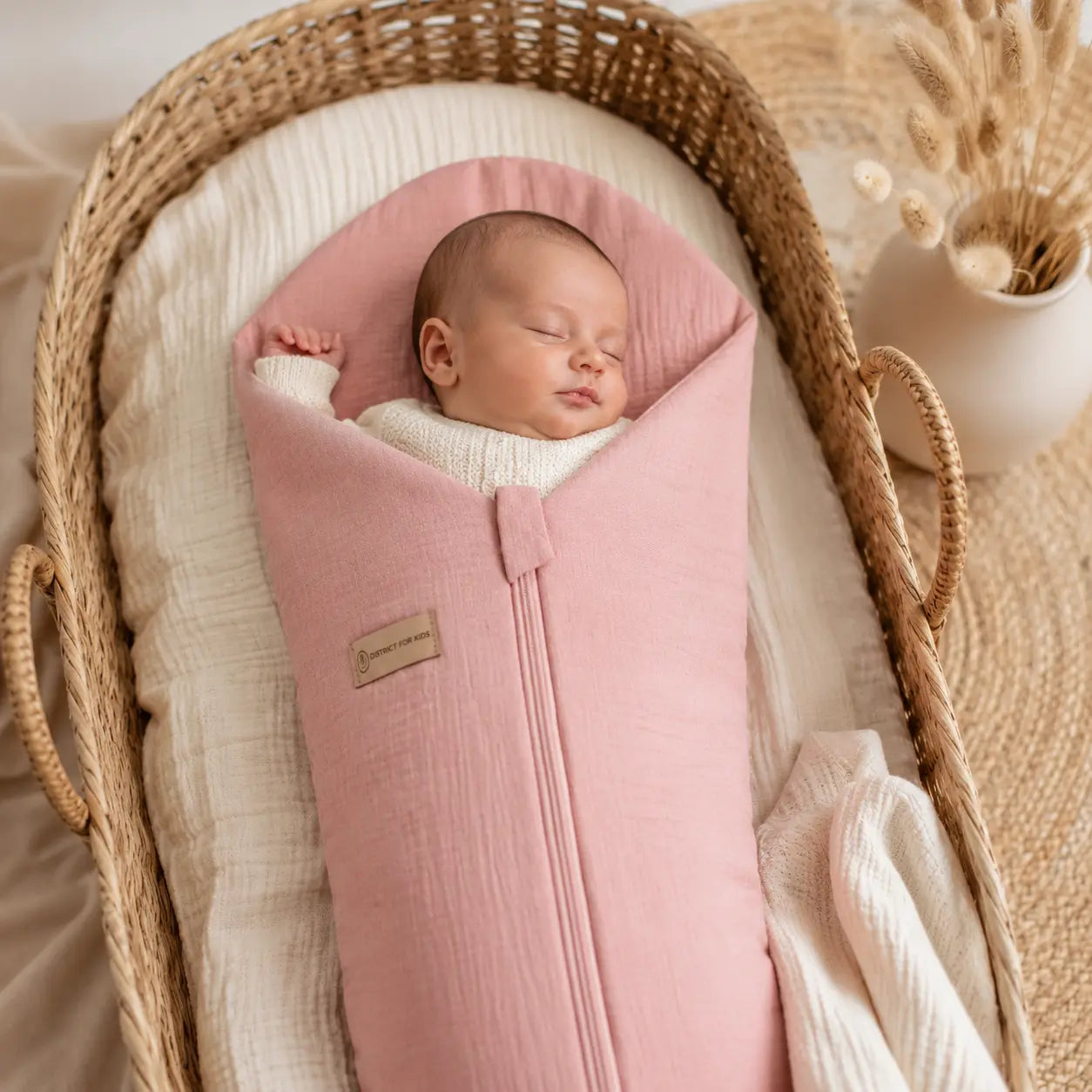 Pucksack Musselin - 2.5 TOG Ganzjahres-Pucksack mitwachsend