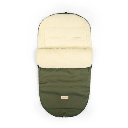 Winterfußsack Merino - Wasserdichter Baby-Fußsack mit Schafwollfutter für Kinderwagen & Schlitten