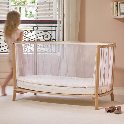 KIMI Babybett 120x60 cm – Mitwachsendes Designbett ohne Gitterstäbe