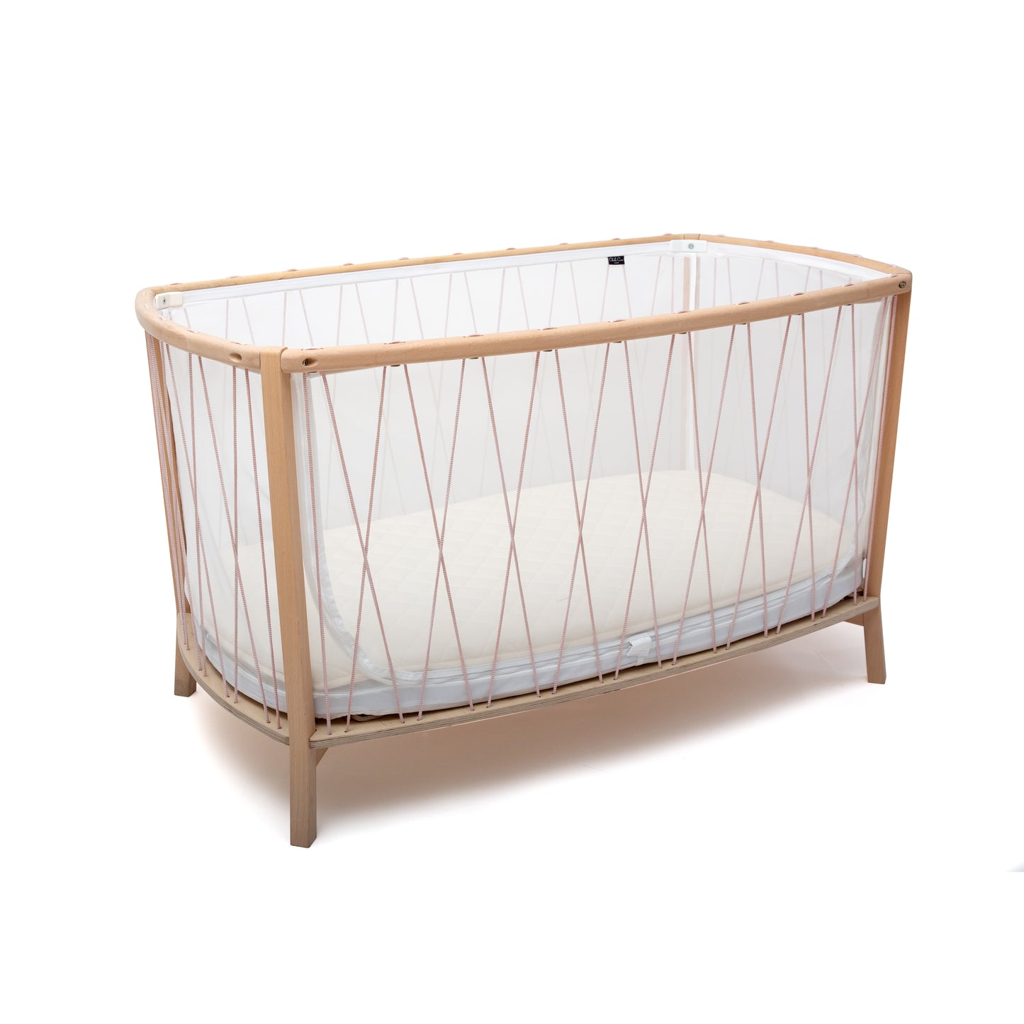 KIMI Babybett 120x60 cm – Mitwachsendes Designbett ohne Gitterstäbe