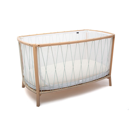 KIMI Babybett 120x60 cm – Mitwachsendes Designbett ohne Gitterstäbe