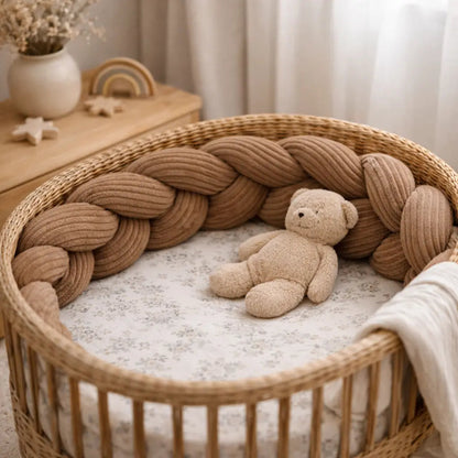 Bettschlange Cord geflochten - Nachhaltiger Bettzopf fürs Baby- & Kinderbett