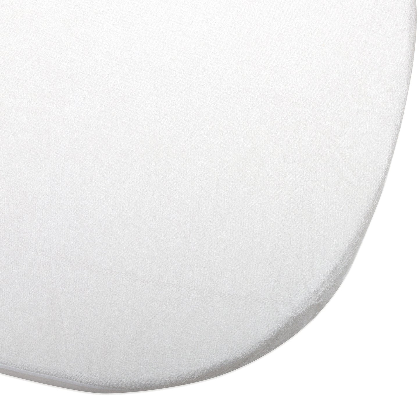 LUGO Spannbettlaken – Weißer Baumwolljersey (70x140 cm)